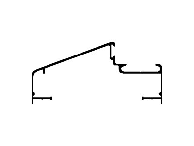 Marco puerta de rebatir de 25 mm
